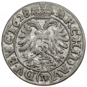 Schlesien, Ferdinand II, 3 krajcara 1628 HR, Wrocław