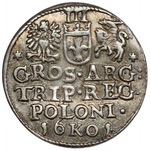 Sigismund III Vasa, Trojak Kraków 1601 - clockwise