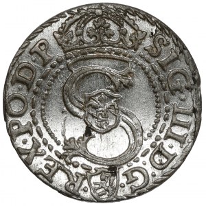 Zygmunt III Waza, Szeląg Kraków 1601 - litera K - REWELACYJNY