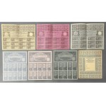 KOLEKCJA kartek zaopatrzeniowych 1915-1921 (~277szt)