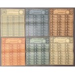 KOLEKCJA kartek zaopatrzeniowych 1915-1921 (~277szt)