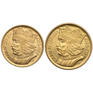 10 i 20 złotych 1925 Chrobry (2szt)