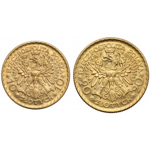 10 und 20 Gold 1925 Chrobry (2 Stück)