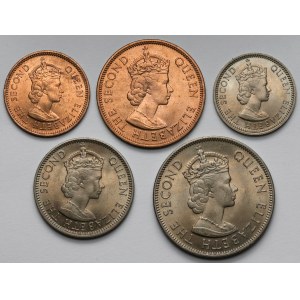 Cyprus, 3-100 mils 1955-1956, lot (5pcs)