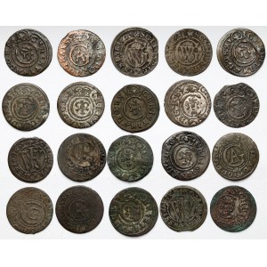 Riga and Prussia, set of shekels - various reigns (20pcs)