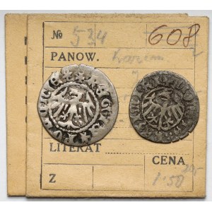 Ladislaus II Jagiello and Casimir Jagiellonian, Cracow half-penny, set (2pcs)