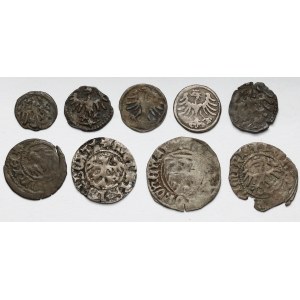 From denarius, to half-penny, set (9pcs)