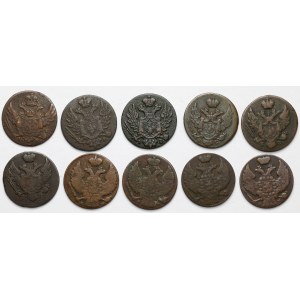 1 penny 1816-1840, set (10pcs)