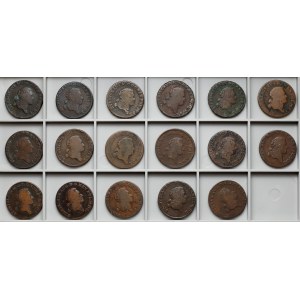 Poniatowski, Troika 1768-1794, set (17pcs)