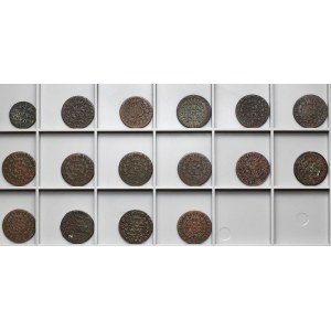 Poniatowski, Half-penny and Penny 1764-1789, set (16pcs)