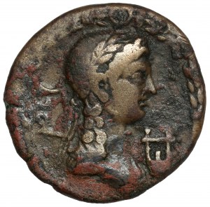 Tiberius (14-37 n.e.) Oea, Syrtica, Bronze - rare