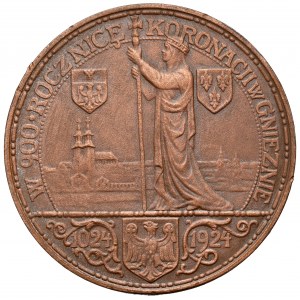 Medal 900-lecie koronacji Bolesława Chrobrego 1924 (37 mm)