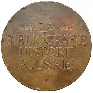Ludwik Finkel Medal - for bibljography... 1926