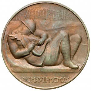 Medaille für die Gefallenenehrung 1924.