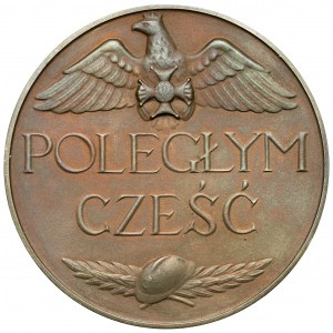 Medaille für die Gefallenenehrung 1924.