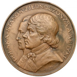 Poland Medal in Tribute to the United States 1926 (Aumiller)