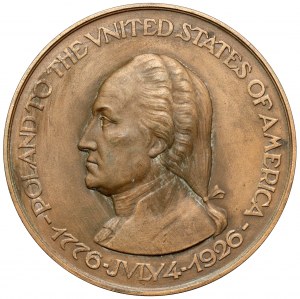 Poland Medal in Tribute to the United States 1926 (Aumiller)