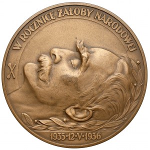 Józef-Piłsudski-Medaille, Todestag 1936.