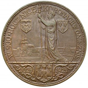 Medaille zum 900. Jahrestag der Krönung von Bolesław Chrobry 1924 (55 mm)