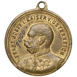 Österreich, Franz Joseph I., Medaille 1912 - Theresien-stadt