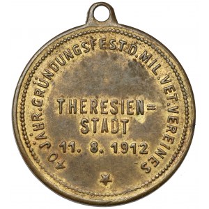 Österreich, Franz Joseph I., Medaille 1912 - Theresien-stadt