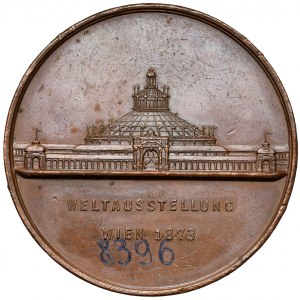 Austria, Franciszek Józef I, Medal 1873 - Weltausstellung Wien / Wystawa światowa w Wiedniu