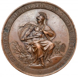 Austria, Franz Joseph I, Medal 1898 - Fuer Gott Kaiser und Vaterland zieh' das Schwert mit Fester Hand