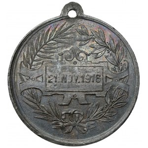 Österreich, Medaille 1916 - Tod von Franz Joseph I.