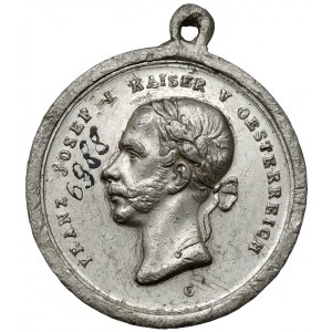 Österreich, Franz Joseph I., Medaille ohne Datum - Zur Erinnerung an die Adelsberger Grotte