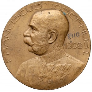 Österreich, Franz Joseph I., Medaille 1908 - 40 Jahre Herrschaft