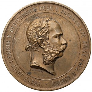 Austria, Franciszek Józef I, Medal 1873 - Zur 25 Jaehrigen Regienrungs-Jubelfeier / na 25-lecie rządów