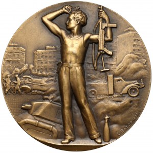 Frankreich, Medaille ohne Datum - Befreiung von Paris