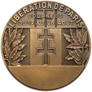 Frankreich, Medaille ohne Datum - Befreiung von Paris