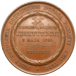 Medal Centennial of the May 3 Constitution, 1891.