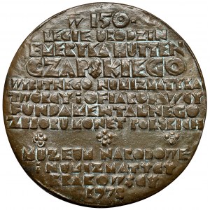 Hutten-Czapski 150th Birth Anniversary Medal 1978 (Korski)