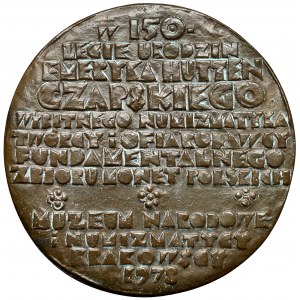 Medal 150-lecie urodzin Hutten-Czapskiego 1978 (Korski)