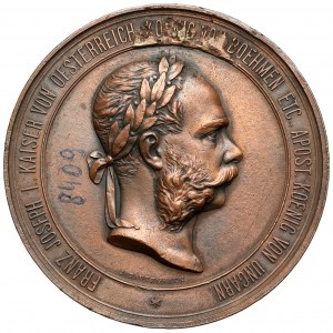 Austria, Franciszek Józef I, Medal 1873 - Dem Fortschritte Weltausstellung