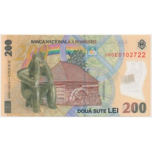 Rumänien, 200 Lei 2006 - Polymer