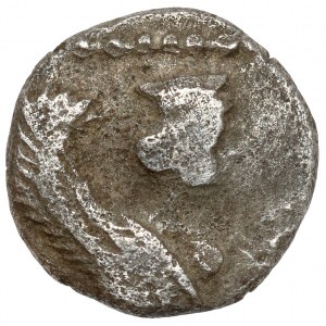 Unbestimmter Aussteller, Hemiobol (4.-3. Jahrhundert v. Chr.) - Darstellung der Sphinx (?).