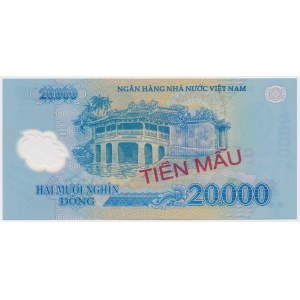 Wietnam, 20.000 Dong (2006) - SPECIMEN - polimer