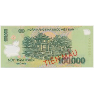 Wietnam, 100.000 Dong (2004) - SPECIMEN - polimer