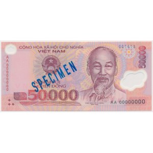 Vietnam, 50.000 Dong (2003) - SPECIMEN - Polymer