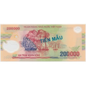 Wietnam, 200.000 Dong (2006) - SPECIMEN - polimer
