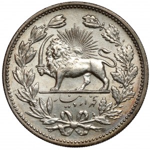 Iran, Mozaffar od-Din Qajar, 5000 Dinar AH1320 (1902)