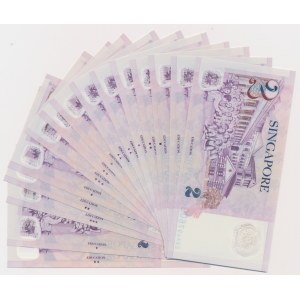 Singapore, 2 Dollars (2005) - Polymers (15pcs)