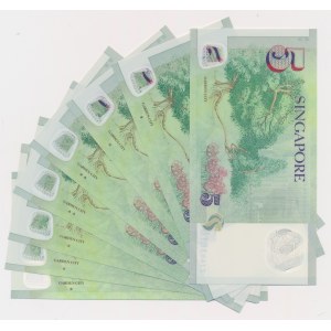 Singapur, 5 Dollars (2005) - polimery (8szt)