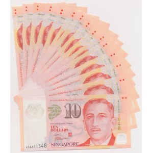 Singapur, 10 Dollars (2005) - polimery (15szt)