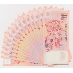 Singapur, 10 Dollars (2005) - polimery (15szt)