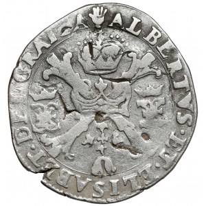 Spanische Niederlande, Albert und Isabella, 1/2 Patagon 1617