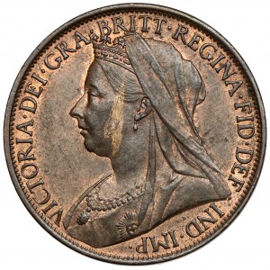 England, Victoria, Penny 1897